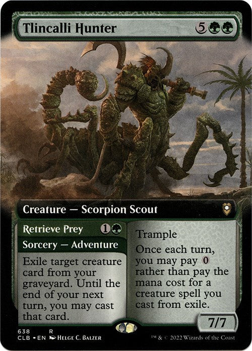 Tlincalli Hunter (Extended Art) - 638 - (Commander Legends: Battle for Baldur's Gate)