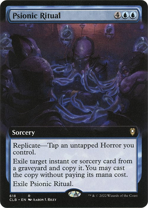 Psionic Ritual (Extended Art) - 618 - (Commander Legends: Battle for Baldur's Gate)