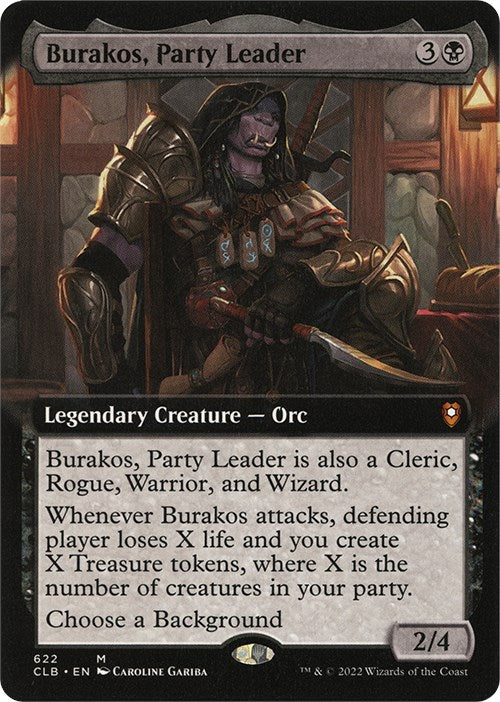 Burakos, Party Leader (Extended Art) - 622 - (Commander Legends: Battle for Baldur's Gate)