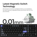 Keychron Q5 HE TMR 8K Aluminum 96% Keyboard