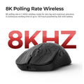 Keychron G5 3950 Black 8K Wireless Mouse