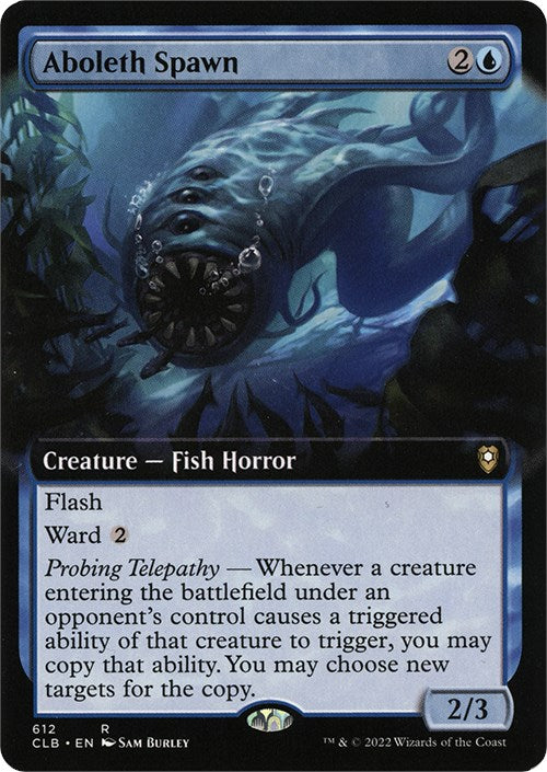Aboleth Spawn (Extended Art) - 612 - (Commander Legends: Battle for Baldur's Gate)