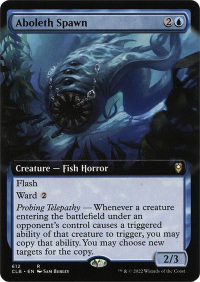 Aboleth Spawn (Extended Art) - 612 - (Commander Legends: Battle for Baldur's Gate)