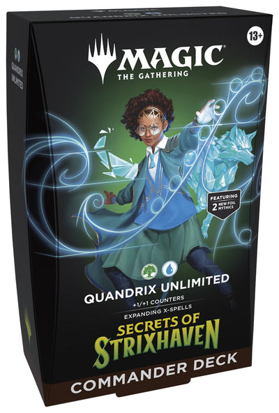 Magic the Gathering SOS Secrets of Strixhaven Commander Deck Quandrix Unlimited