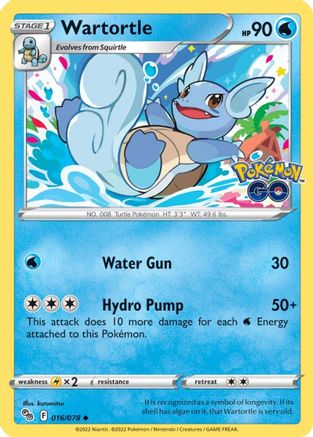 Wartortle (16/078) - Pokemon GO