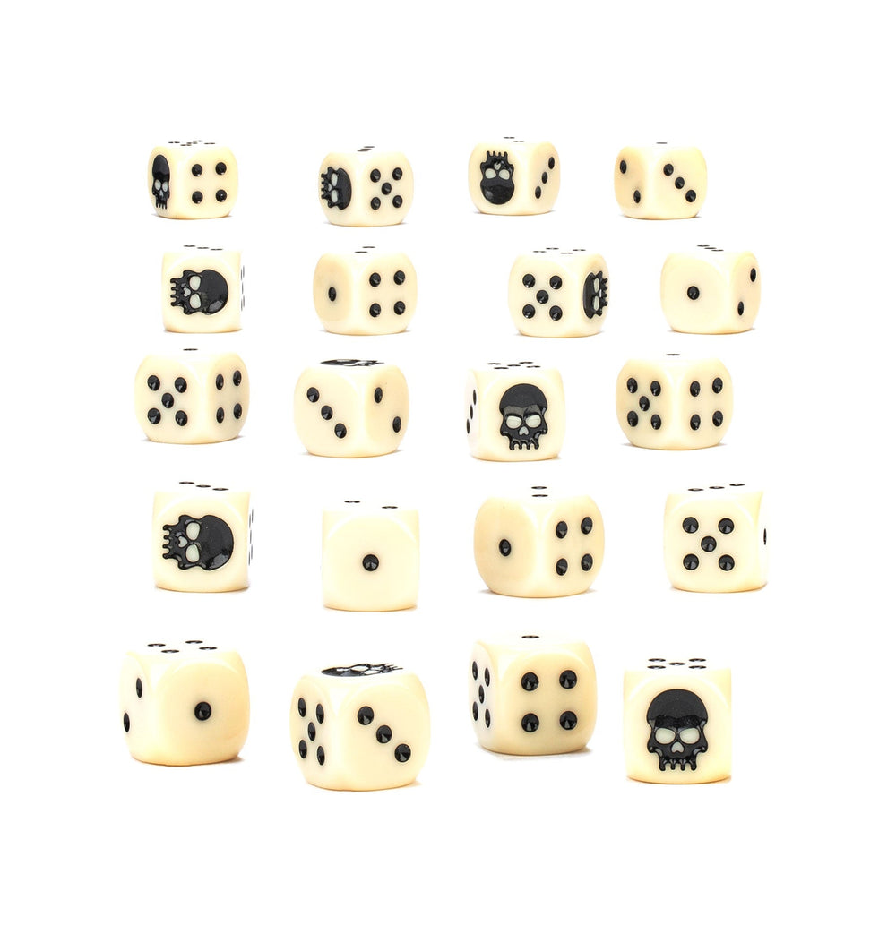 Warhammer Miniature Bone Dice