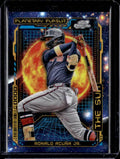 2023 Topps Cosmic Chrome Ronald Acuna Jr. #PPS-8 Planetary Pursuit The Sun