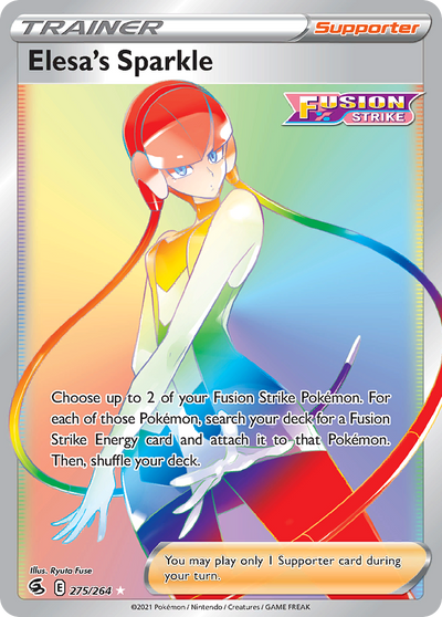 Elesa's Sparkle 275 264 Fusion Strike Holofoil