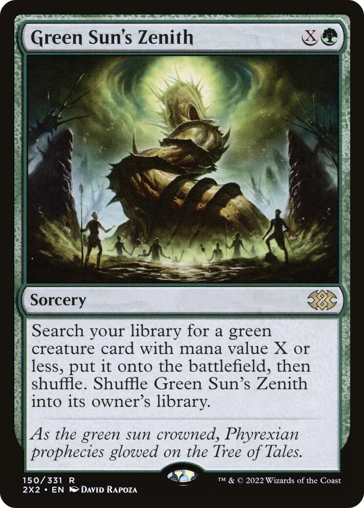Green Sun's Zenith - 150 - (Double Masters 2022)