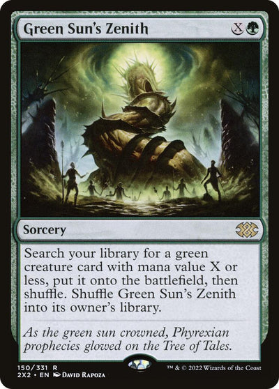 Green Sun's Zenith - 150 - (Double Masters 2022)