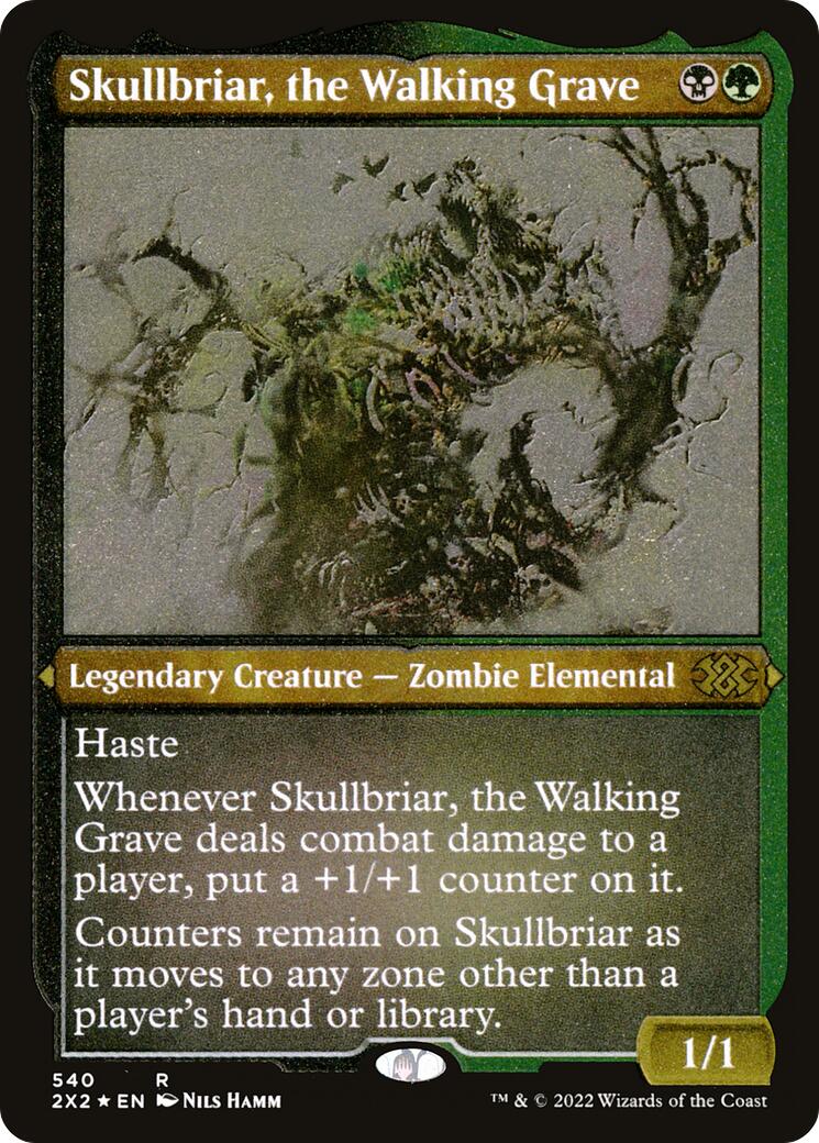 Skullbriar, the Walking Grave (Foil Etched) - 540 - (Double Masters 2022)