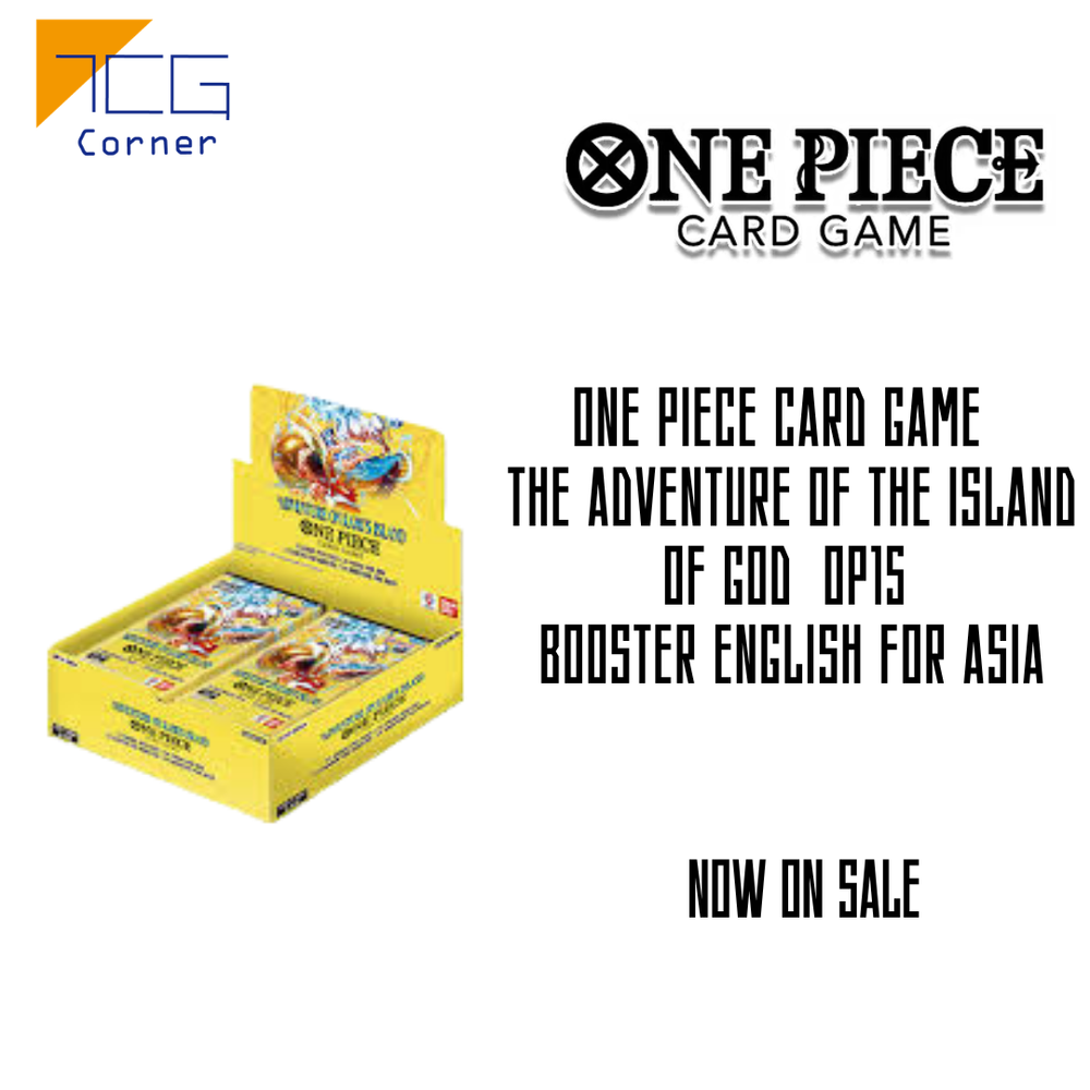 One Piece Card Game The Adventure of the Island of God OP15 Booster English For Asia