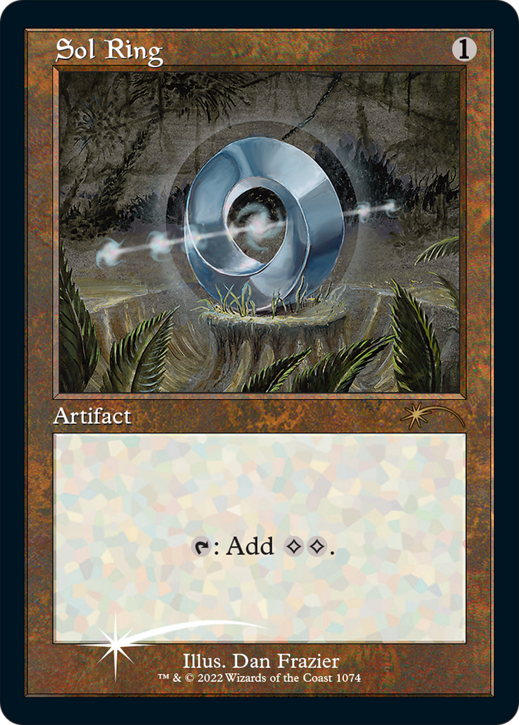 Sol Ring (SLD-1074) - Secret Lair Drop / MEIKO, Explosive Entertainer Etched Foil