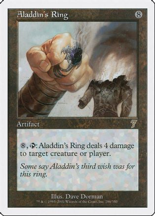 Aladdin's Ring (7ED-286) - 7th Edition Foil