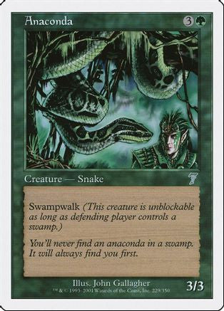 Anaconda (7ED-229) - 7th Edition Foil