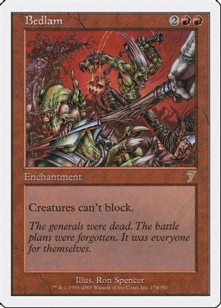 Bedlam (7ED-174) - 7th Edition Foil