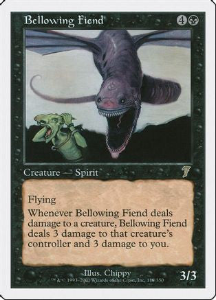 Bellowing Fiend (7ED-119) - 7th Edition Foil