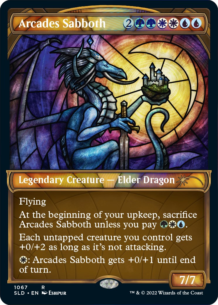 Arcades Sabboth (Stained Glass) (Textured Foil) - 1067 - (Secret Lair Drop Series)