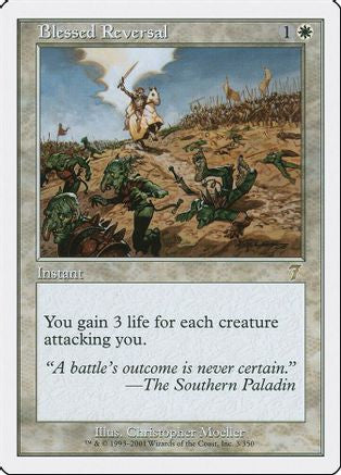 Blessed Reversal (7ED-003) - 7th Edition Foil