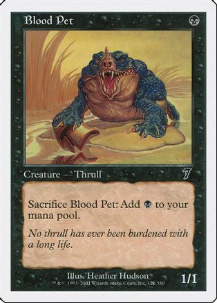 Blood Pet (7ED-121) - 7th Edition Foil