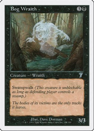 Bog Wraith (7ED-123) - 7th Edition Foil