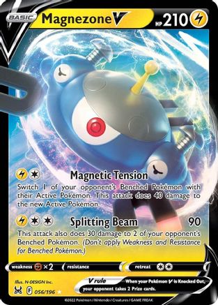 Magnezone V (56/196) - SWSH11 Lost Origin Holofoil