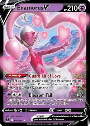 Enamorus V (82/196) - SWSH11 Lost Origin Holofoil
