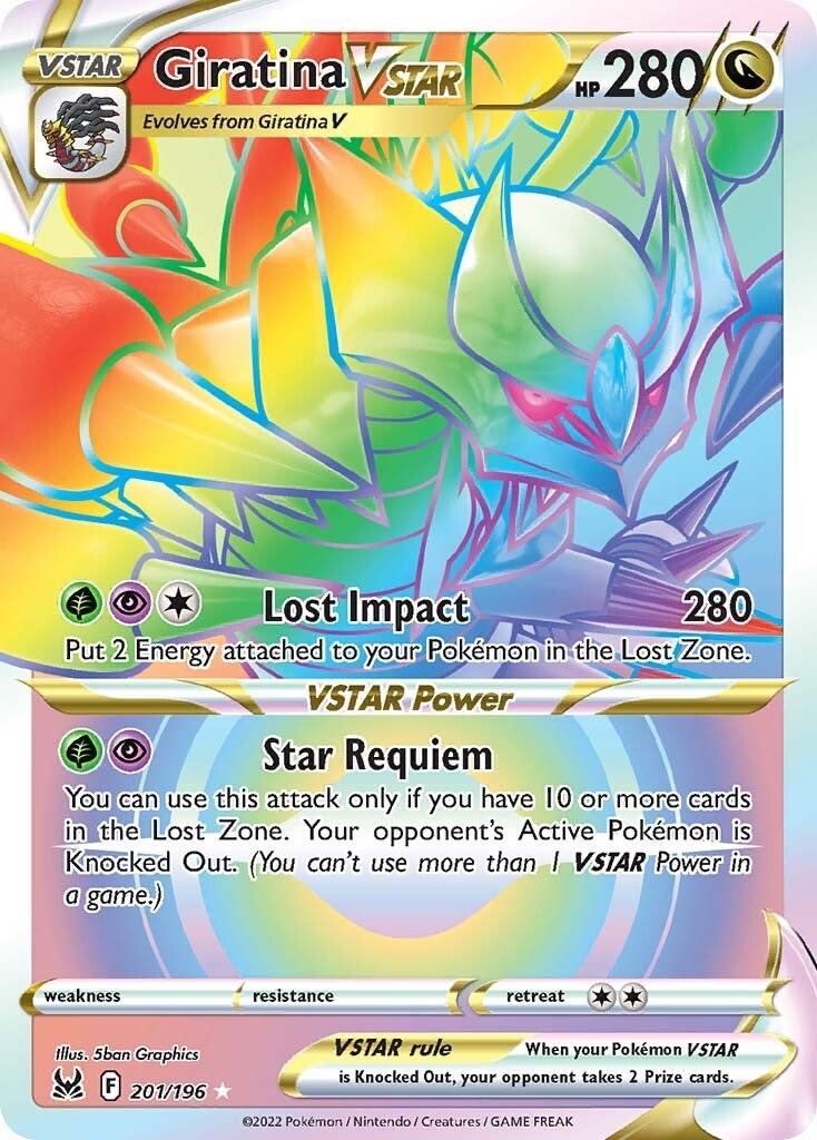 Giratina VSTAR (201) (Secret) - 201/196 - (SWSH11: Lost Origin)