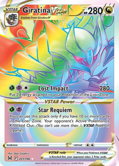 Giratina VSTAR (201) (Secret) - 201/196 - (SWSH11: Lost Origin)