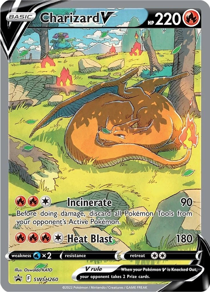 Charizard V - SWSH260 - SWSH260 - (SWSH: Sword & Shield Promo Cards)