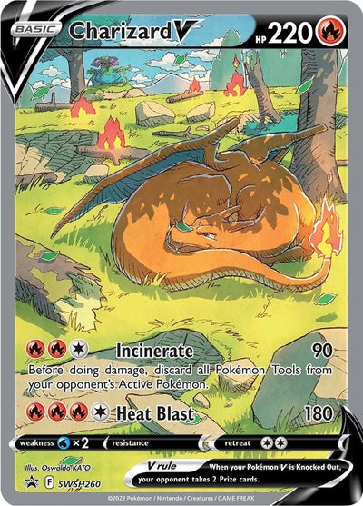 Charizard V - SWSH260 - SWSH260 - (SWSH: Sword & Shield Promo Cards)