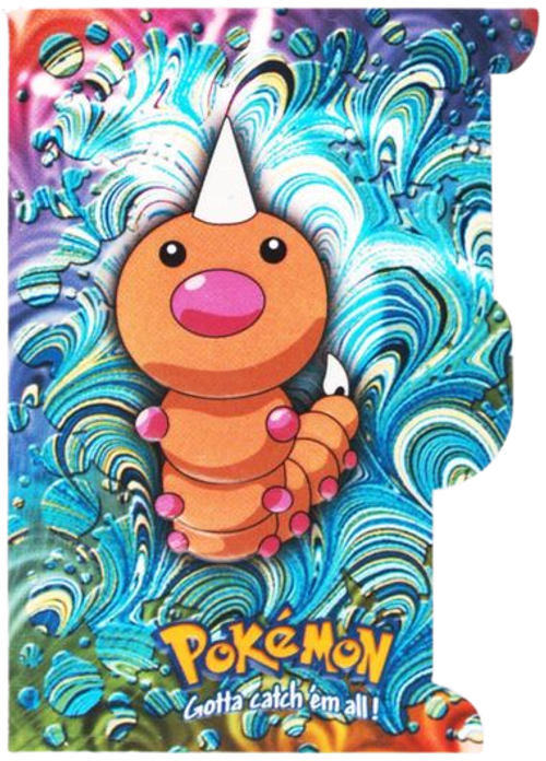 2000 TOPPS #13 Weedle Die-Cut