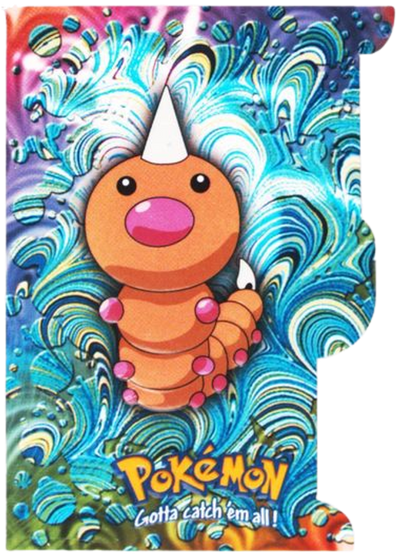 2000 TOPPS #13 Weedle Die-Cut