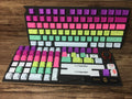 Tai-Hao Rainbow Sherbet Backlit 121 Key OEM Profile Double Shot PBT Keycap Set