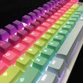 Tai-Hao Rainbow Sherbet Backlit 121 Key OEM Profile Double Shot PBT Keycap Set