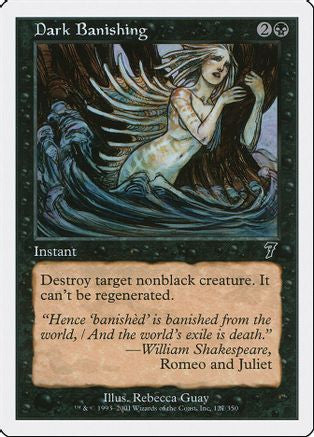 Dark Banishing (7ED-127) - 7th Edition Foil