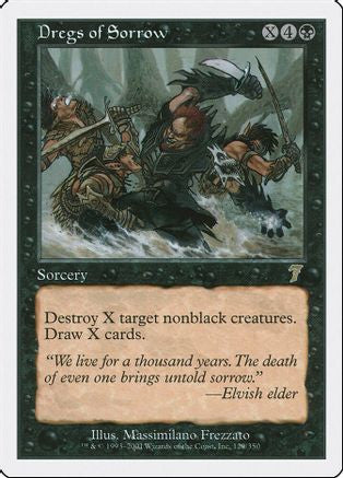Dregs of Sorrow (7ED-129) - 7th Edition Foil