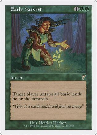 Early Harvest (7ED-237) - 7th Edition Foil