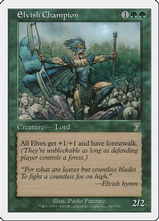Elvish Champion (7ED-240) - 7th Edition Foil
