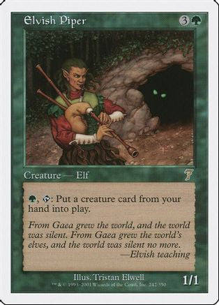 Elvish Piper (7ED-242) - 7th Edition Foil