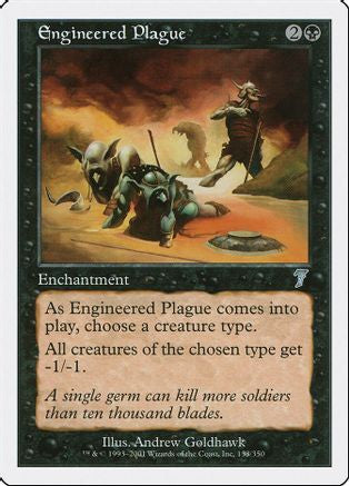 Engineered Plague (7ED-133) - 7th Edition Foil