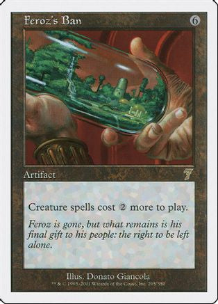 Feroz's Ban (7ED-295) - 7th Edition Foil