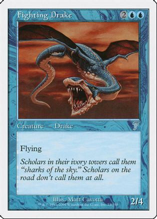 Fighting Drake (7ED-073) - 7th Edition Foil