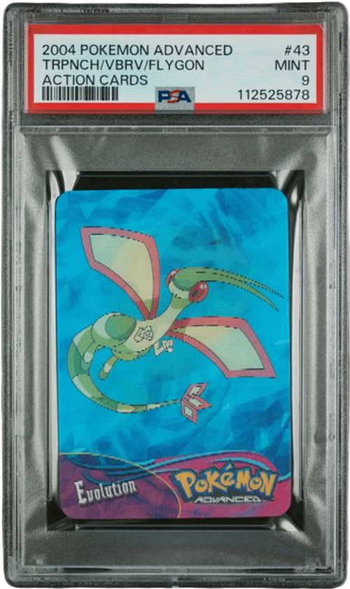 PSA 9 TRPNCH/VBRV/FLYGON ACTION CARDS