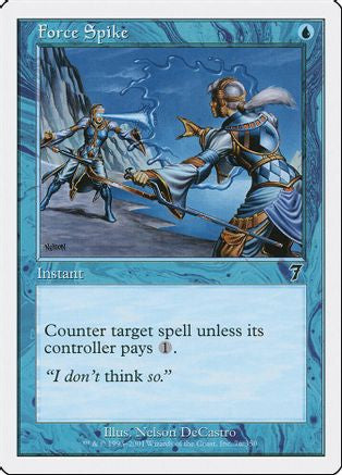 Force Spike (7ED-076) - 7th Edition Foil