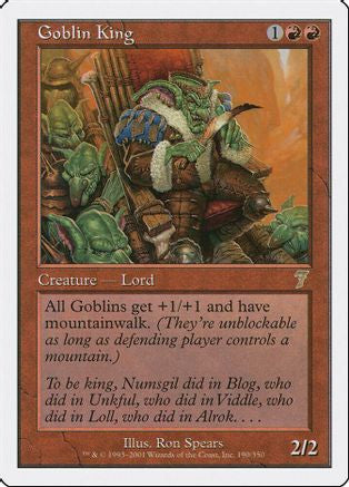 Goblin King (7ED-190) - 7th Edition Foil