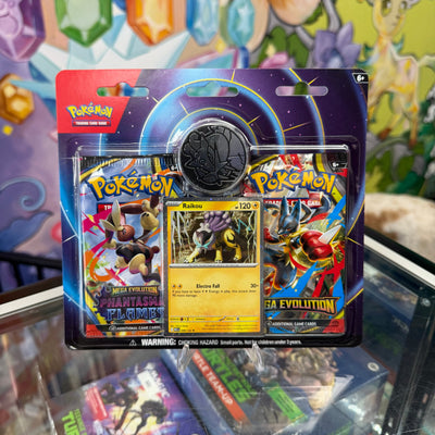 Pokemon Raikou 2-Pack (Phantasmal Flames & Mega Evolutions)