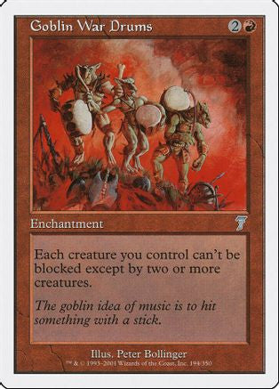 Goblin War Drums (7ED-194) - 7th Edition Foil