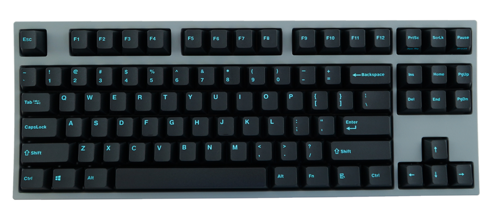 Leopold FC750R Charcoal Blue TKL Double Shot PBT Mechanical Keyboard
