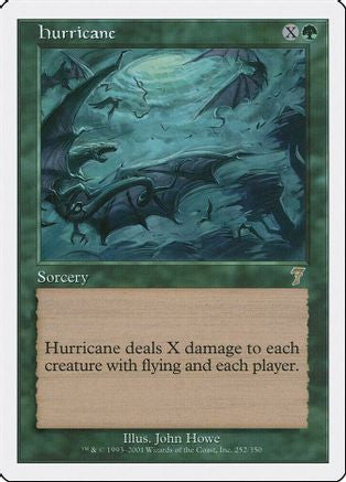 Hurricane (7ED-252) - 7th Edition Foil